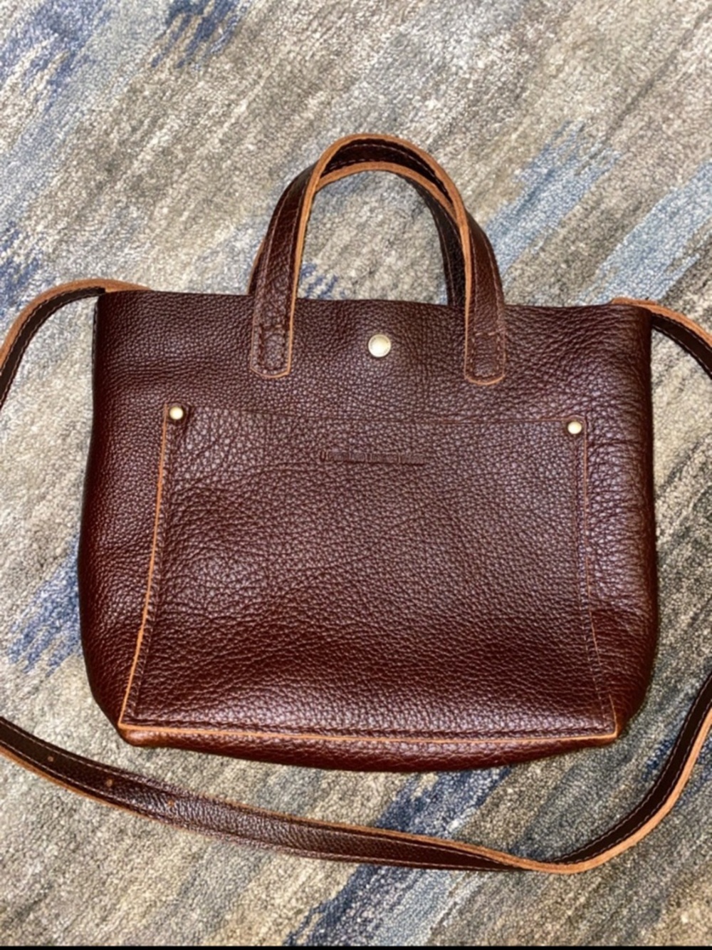 NEW Portland leather mini crossbody tote bag